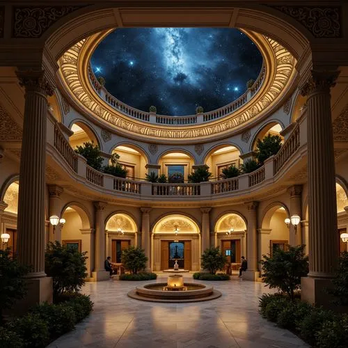 cochere,marble palace,philbrook,atriums,chhatris,grandeur,glyptotek,neoclassical,archly,hermitage,europe palace,bahai,neoclassicism,musical dome,rotunda,arcadia,statehouse,conservatory,galleria,mansion