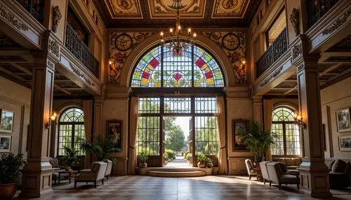 philbrook,orangery,entrance hall,foyer,dolmabahce,villa balbianello,orangerie,villa cortine palace,lobby,ritzau,mainau,nemacolin,hallway,royal interior,enfilade,loggia,villa d'este,kykuit,biltmore,cochere