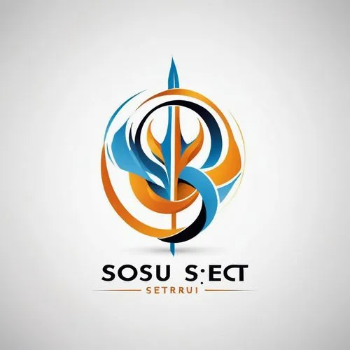 塑水宗,a blue, yellow and orange circular logo with the letter r on it,secu,scei,setsu,scsi,socar,soji,seci,soru,isoft,sesc,soiusa,secofi,scuti,seoi,socsec,sect,sects,scieur,soyoil,seso,Unique,Design,Log