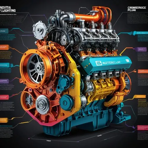 internal-combustion engine,mercedes engine,race car engine,car engine,turbogenerator,bmw engine,Unique,Design,Infographics