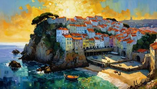 dubrovnik city,dubrovnic,fantasporto,krasselt,sveti stefan,monaco,nestruev,cascais,etretat,palizzi,kerkyra,kastelorizo,kavala,manarola,vizcaya,noirmont,camozzi,follieri,bonifacio,world digital painting,Art,Artistic Painting,Artistic Painting 32