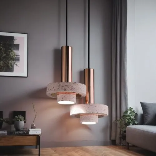 Pink and grey decor modern living room,hanging lamp,wall lamp,danish furniture,modern decor,table lamp,ceiling lamp,floor lamp,hanging light,table lamps,wall light,cuckoo light elke,scandinavian style