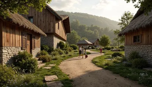 riverwood,alpine village,oberland,riftwar,rendalen,huneck,escher village,knight village,wooden houses,streamwood,medieval street,cryengine,nargothrond,mountain village,village scene,rattay,maisons,aurora village,bluhdorn,polding