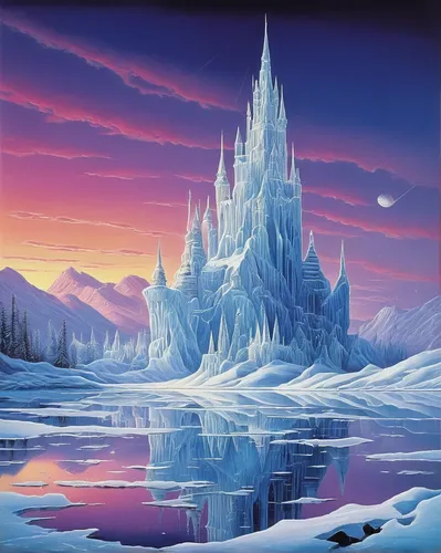 ice castle,ice landscape,ice planet,ice hotel,ice crystal,water glace,ice wall,ice floes,ice floe,ice,crystalline,frozen ice,studio ice,icemaker,eternal snow,ice cave,snow landscape,fantasy picture,artificial ice,fantasy landscape,Conceptual Art,Sci-Fi,Sci-Fi 18