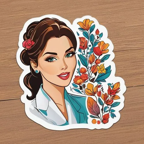 clipart sticker,retro 1950's clip art,rose flower illustration,scrapbook clip art,wreath vector,butterfly clip art,vector illustration,floral greeting card,watercolor women accessory,flamenca,jasmine blossom,fashion vector,gardenias,jasmine flower,vector graphic,flowers png,cartoon flower,cartoon flowers,sticker,west indian jasmine,Unique,Design,Sticker