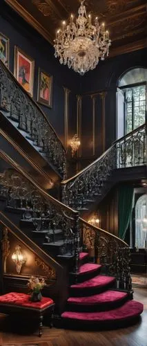 staircase,rosenkavalier,royal interior,ritzau,staircases,ornate room,luxury hotel,foyer,ornate,outside staircase,victoriana,opulent,opulence,grand piano,luxury home interior,emporium,grand hotel,baccarat,traviata,winding staircase,Illustration,Realistic Fantasy,Realistic Fantasy 41