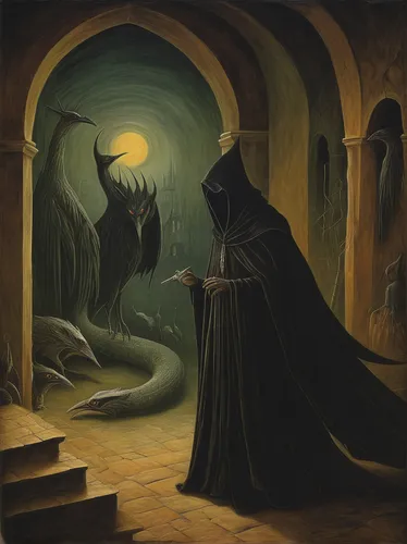 dance of death,hall of the fallen,the threshold of the house,grimm reaper,grim reaper,angel of death,death god,sepulchre,dark cabinetry,dark art,heroic fantasy,fantasy picture,black dragon,the abbot of olib,end-of-admoria,death's-head,fantasy art,pall-bearer,banishment,threshold,Illustration,Abstract Fantasy,Abstract Fantasy 16