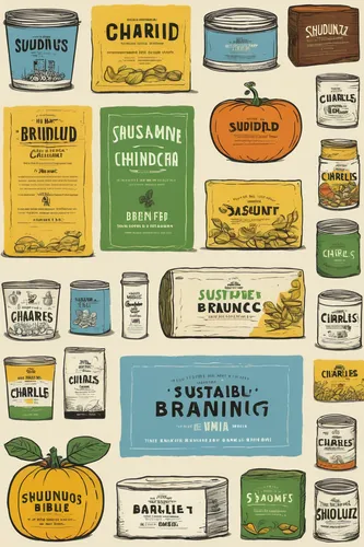 Build a strong brand identity for a sustainable food company guided by the principles of the branding bible.,vintage labels,packaging and labeling,chalkboard labels,chalk labels,commercial packaging,p