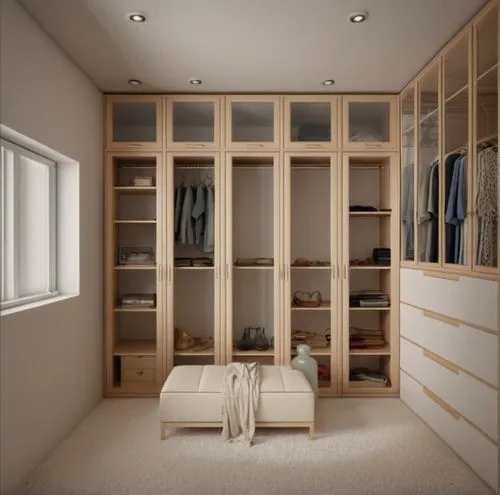 large closet with bench, shoes and linens,walk-in closet,wardrobes,closets,storage cabinet,wardrobe,closet