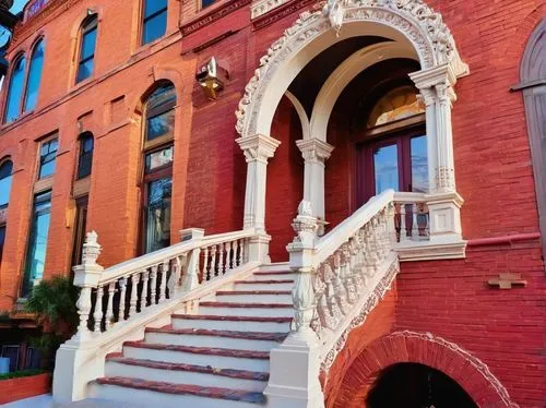 brownstones,red brick,brownstone,rowhouse,red bricks,rowhouses,harlem,ditmas,escalera,dubuque,hoboken,soulard,italianate,colorful facade,williamsburgh,escaleras,homes for sale in hoboken nj,outside staircase,adams morgan,tenement,Conceptual Art,Oil color,Oil Color 23