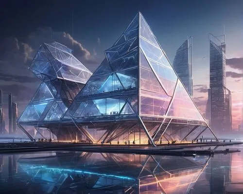 futuristic architecture,futuristic landscape,futuristic art museum,arcology,cyberport,cybercity,cube stilt houses,water cube,glass pyramid,megastructure,diamond lagoon,futuroscope,tesseract,holocron,engrams,hypercubes,sky space concept,unbuilt,futurist,etfe,Unique,Design,Infographics