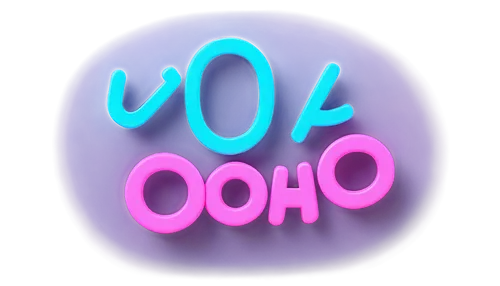 Cartoonish, cute, sound effect, "ooh noo" words, 3D bold font, colorful, gradient background, rounded rectangle shape, shiny surface, soft focus, whimsical composition, vibrant colors, playful lightin