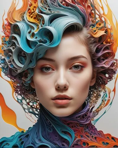 fractals art,fluidity,world digital painting,fantasy portrait,fantasy art,colourist,colorist,mystical portrait of a girl,colorists,artist color,illustrator,rankin,medusa,fashion vector,colorful spiral,krita,digital art,photoshop manipulation,jingna,colourists,Photography,Fashion Photography,Fashion Photography 25