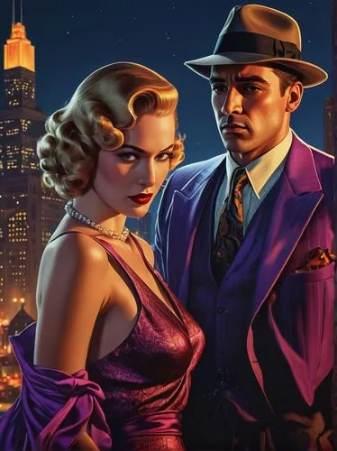 casablanca,roaring twenties couple,film noir,game illustration,big night city,clue and white,vintage man and woman,mafia,night scene,city at night,roaring twenties,pandemic,spy,gentleman icons,la violetta,spy visual,play escape game live and win,twenties of the twentieth century,mobster couple,black city,Photography,Documentary Photography,Documentary Photography 06