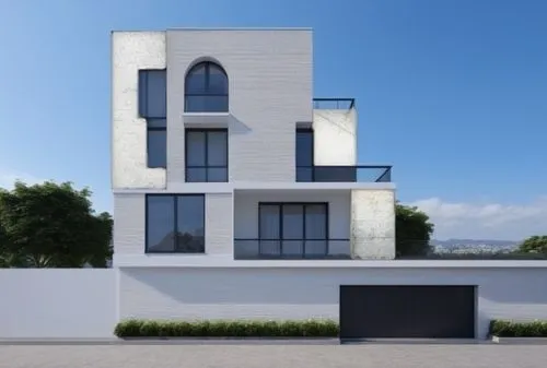 turn it to white colour like the other par tof the bunglow ,fresnaye,modern house,modern architecture,cubic house,contemporary,frame house,residential house,house shape,cube house,two story house,bauh