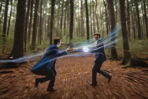 Describe a joyful moment where Wirt and Greg find a hidden treasure in the unknown woods.,sword fighting,laser sword,duel,jedi,speed of light,wizards,lightsaber,force of nature,digital compositing,dra