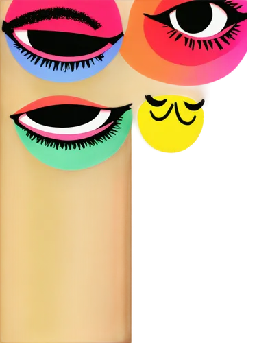 mascaras,crayon background,cosmetic sticks,multicolor faces,ganguro,pou,sushwap,lipset,cartoon corn,eyeballs,lipsticked,glosses,nurofen,lipsticks,women's eyes,children's eyes,neon candy corns,affiars,frigyes,powerpuff,Illustration,Vector,Vector 09