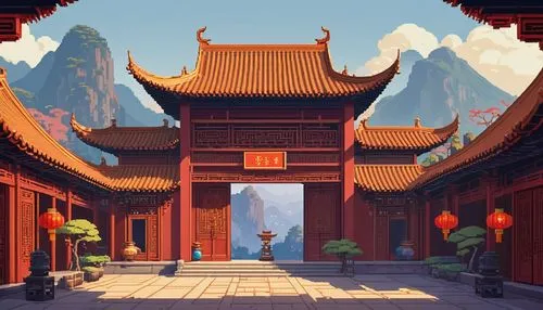 hall of supreme harmony,dojo,tianxia,qibao,sanshui,baoqing,hanging temple,jinchuan,fengshui,wudang,baoding,asian architecture,mulan,feng shui,yonghai,zui,xixia,xishui,chuseok,xiangshan,Unique,Pixel,Pixel 01