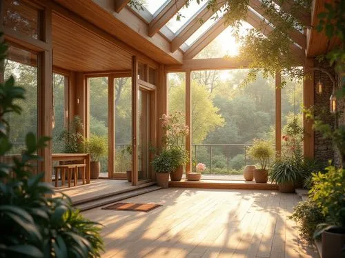 sunroom,conservatory,conservatories,greenhouse,orangery,indoor,morning light,glasshouse,wintergarden,verandah,veranda,winter garden,porch,dandelion hall,summer house,breakfast room,summerhouse,indoors,forest house,beautiful home,Photography,General,Realistic