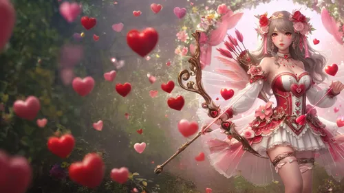 cupid,queen of hearts,valentine background,flower fairy,cupido (butterfly),valentine banner,winged heart,fairy queen,garden fairy,fairy,heart background,faerie,faery,valentines day background,rosa 'the fairy,heart candy,heart candies,bleeding heart,poker primrose,heart with crown