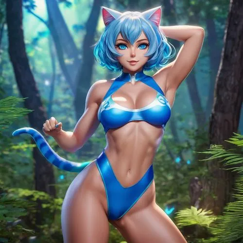 neko,kittani,sona,nya,anime 3d,tiber riven,Illustration,Realistic Fantasy,Realistic Fantasy 20