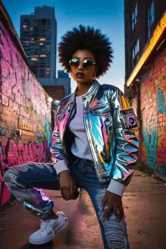 80s,afroamerican,disco,bolero jacket,portrait background,afro-american,novelist,fashionista,urban,jacket,harlem,colorful background,the style of the 80-ies,bomber,dj,graffiti,toronto,chi,detroit,1980's,Photography,General,Natural