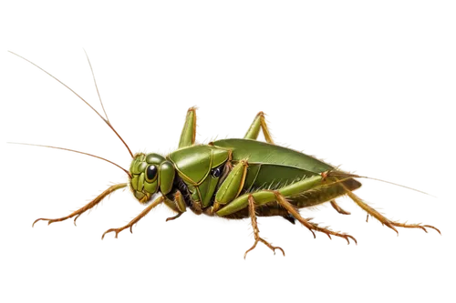 Cricket, night scene, dark background, warm ambient light, soft focus, multiple crickets, different sizes, detailed wings, antennae, shiny eyes, greenish-brown body, gentle movement, realistic texture