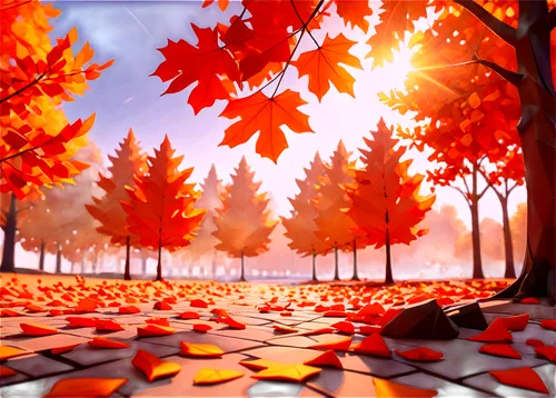 autumn background,autumn forest,autumn scenery,autumn frame,autumn landscape,autumn sun,fall landscape,autumn sunshine,autumn day,cartoon video game background,autumn trees,autumn morning,autumn idyll,autumn theme,autumn walk,autumn,one autumn afternoon,autumn light,3d background,autumn leaves,Unique,3D,Low Poly