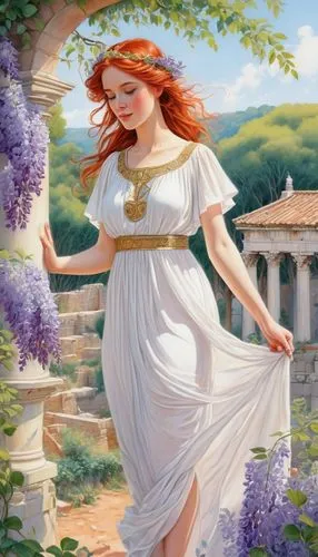 thyatira,ephesus,maenad,persephone,xanthippe,eleusinian,greek mythology,amphipolis,demeter,ceromitia,greek myth,medea,artemis temple,ismene,amphitrite,proserpina,aphrodite,grecian,hermia,athene,Conceptual Art,Daily,Daily 17