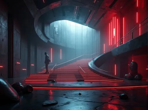 sulaco,futuristic landscape,cyberscene,sector,lair,coruscant,cyberia,hall of the fallen,katarn,bladerunner,corridors,descent,undercity,scifi,metropolis,passage,synth,sci - fi,oscura,cyberpunk,Photography,General,Realistic