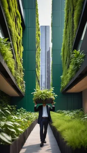 tunnel of plants,plant tunnel,biopolis,green living,greenspaces,skybridge,greentech,green space,roof garden,greeniaus,taikoo,green forest,greentown,urban design,verdure,difc,microhabitats,greenspace,green garden,greenery,Conceptual Art,Daily,Daily 10