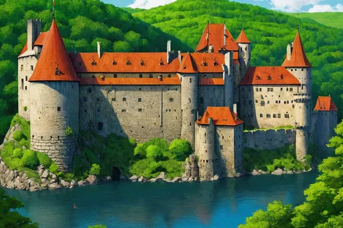 medieval castle,knight's castle,templar castle,dracula castle,bach knights castle,castel,castle,castleguard,fairy tale castle,waldeck castle,water castle,moated castle,bethlen castle,transylvania,knight village,fairytale castle,old castle,castle of the corvin,medieval architecture,new castle,Illustration,Paper based,Paper Based 01