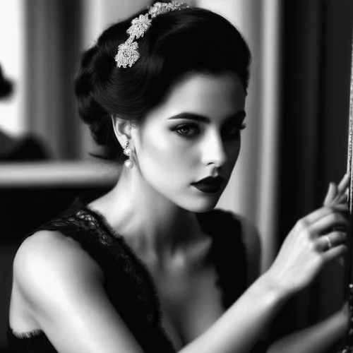 vintage woman,vintage girl,victorian lady,vintage makeup,vintage female portrait,dita von teese,vintage women,dita,geisha girl,art deco woman,doll looking in mirror,vintage style,romantic portrait,retro woman,film noir,beautiful woman,elegance,1920's retro,elegant,vintage drawing,Illustration,Japanese style,Japanese Style 09