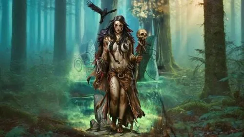 shamanism,shamanic,archdruid,dryad,mahadev,cailleach