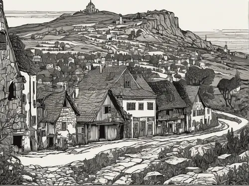 Explore the haunted secrets of Bethlehem Road if you dare.,shaftesbury,vaud,nubble,bergen,caquelon,robin hood's bay,lavaux,19th century,escher village,bethlehem,meteora,mountain village,göreme,dover,w