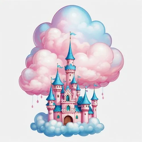 fairy tale castle,disney castle,fairytale castle,sleeping beauty castle,disneyfied,disneyland park,Illustration,Abstract Fantasy,Abstract Fantasy 11