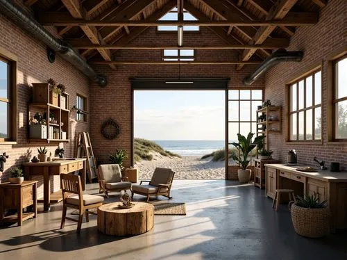 loft,3d rendering,render,lofts,sunroom,3d render,wooden beams,livingroom,living room,home interior,dunes house,3d rendered,beach house,danish furniture,interior design,wooden windows,apartment,renders,breakfast room,an apartment