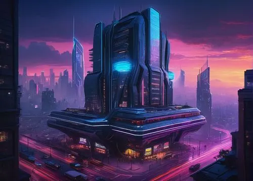 cybercity,cybertown,futuristic landscape,cyberpunk,cyberport,coruscant,skyscraper,metropolis,the skyscraper,cityscape,skyscrapers,futuristic,megacorporations,megacorporation,futuristic architecture,polara,skylstad,cyberia,cybertron,futurist,Illustration,Retro,Retro 09