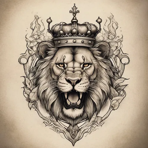 king crown,heraldic,crown seal,lion,royal crown,forest king lion,heraldic animal,lion head,crown,lion white,skeezy lion,imperial crown,crest,the crown,crown render,panthera leo,lion number,heraldry,crowns,white lion,Illustration,Paper based,Paper Based 29