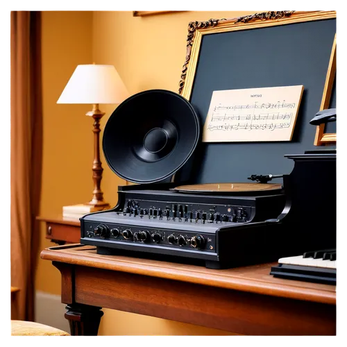 the gramophone,typewriters,the phonograph,phonograph,gramophone,radioteletype,teletype,teletypewriter,grammophon,gramophones,gramophone record,writing desk,victrola,typewriter,typewritten,hymnwriter,electronic records,typewriting,stenographer,graphophone,Illustration,Abstract Fantasy,Abstract Fantasy 22