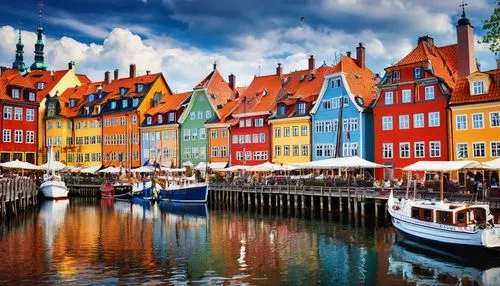 hanseatic city,nyhavn,bryggen,hanseatic,bryggman,scandinavia,denmark,christianshavn,gdansk,bryggeri,danmark,finlands,copenhagen,lubeck,half-timbered houses,colorful city,papenburg,stortorget,northern europe,luneburg,Illustration,Realistic Fantasy,Realistic Fantasy 37