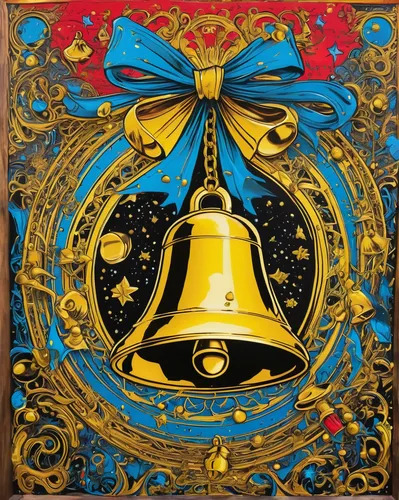 Imagine a fantasy world where gold bells have magical powers to grant wishes.,christmas bell,particular bell,gold bells,easter bell,ring the bell,altar bell,hare bell,handbell,bell,bell plate,carpathi