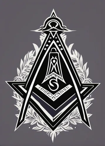 Design a mysterious Freemason logo in dark tones.,freemason,freemasonry,masonic,triquetra,masons,esoteric symbol,emblem,ethereum logo,tetragramaton,steam icon,asoka chakra,ethereum icon,pentacle,hexag