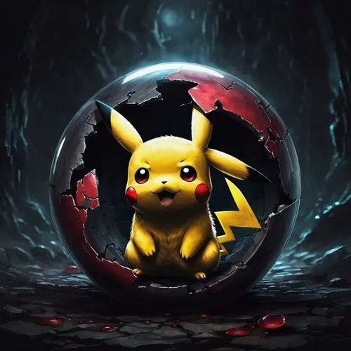 pichu,pikachu,mbachu,springmann,pika,pokemon,Conceptual Art,Fantasy,Fantasy 34