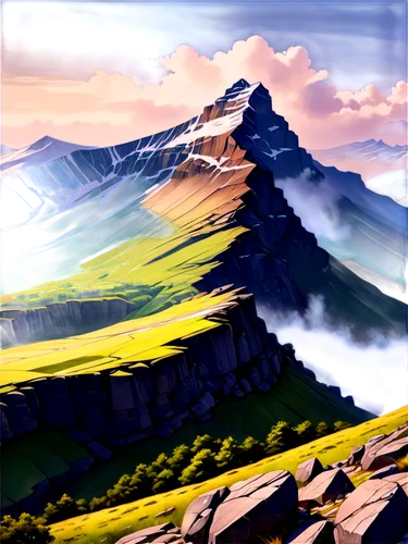 alpine landscape,mountain scene,mountain landscape,mountains,landscape background,mountain world,mountain,alpine crossing,high alps,mountainous landscape,mountain plateau,skylands,mountain slope,mountain tundra,mountainsides,mountain range,mountainside,high mountains,eiger,mountaintops,Illustration,Vector,Vector 07