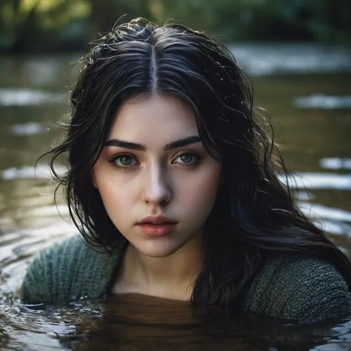 girl on the river,jingna,water nymph,mystical portrait of a girl,arya,the blonde in the river,Photography,Artistic Photography,Artistic Photography 12