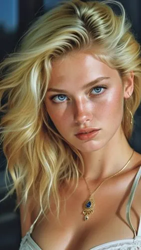 lopilato,eleniak,photorealist,blonde woman,color pencil,colored pencil background,Photography,General,Realistic