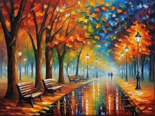 autumn landscape,autumn background,oil painting on canvas,autumn scenery,the autumn,autumn leaves,art painting,autumn trees,autumn theme,fall landscape,autumn in the park,autumn idyll,autumn walk,autumn forest,autumn park,autumn day,autumn,oil painting,autumn decoration,autumn tree,Illustration,Abstract Fantasy,Abstract Fantasy 16