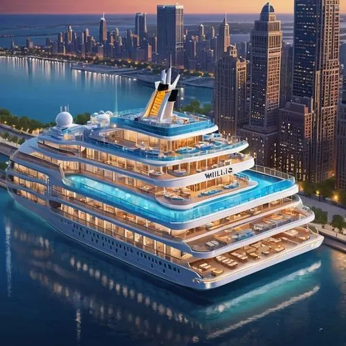 superyachts,fincantieri,yacht exterior,superyacht,cruise ship,benetti,largest hotel in dubai,yacht,cruiseliner,yachts,azimut,sea fantasy,azamara,maasdam,easycruise,skylon,baladiyat,cruises,costa concordia,seabourn,Unique,3D,Isometric