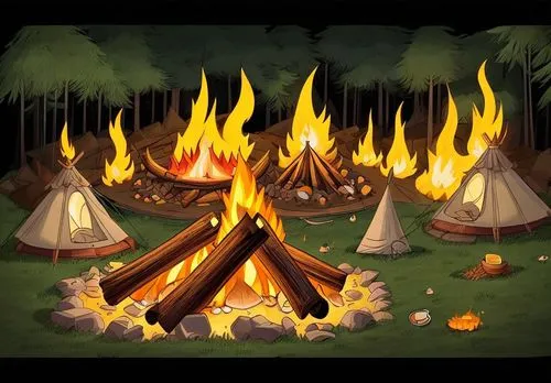 campfires,campfire,encampment,camp fire,camping tipi,tents,campers,teepees,camping tents,teepee,indian tent,camping,fire background,pyre,tepees,camp,camps,firebases,flamanville,autumn camper